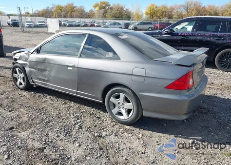 2004 Honda Civic Ex из США, поврежденный, VIN 1HGEM21934L054448